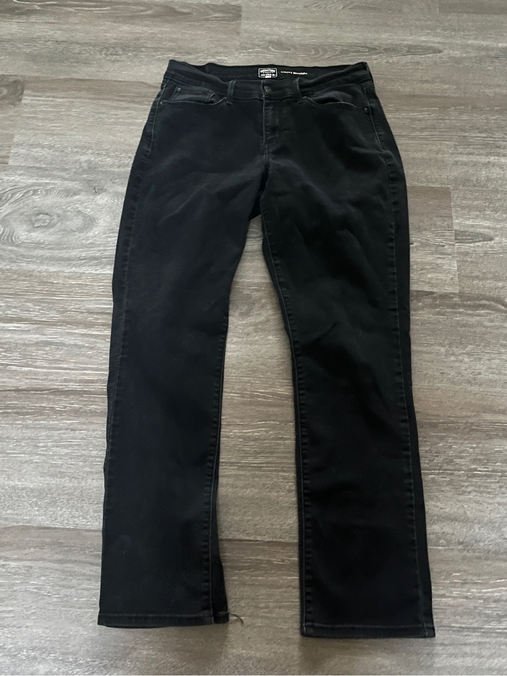 Levi's Black Women's Straight-Leg Jeans